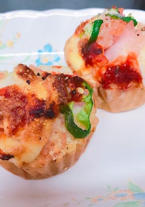 野菜ジュースとＨＭで簡単朝食-レシピのメイン写真