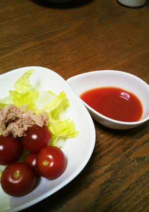 野菜ジュースで簡単ドレッシング♪-レシピのメイン写真