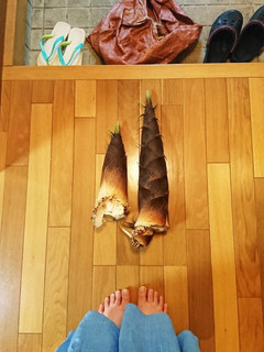 たけのこ下ごしらえ。(あく抜き)-レシピのメイン写真