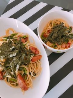 調味料は3つだけ!子どもが喜ぶ和風パスタ-レシピのメイン写真