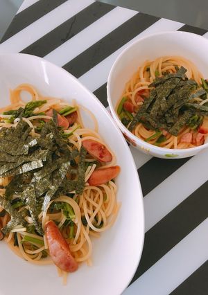 調味料は3つだけ!子どもが喜ぶ和風パスタ-レシピのメイン写真