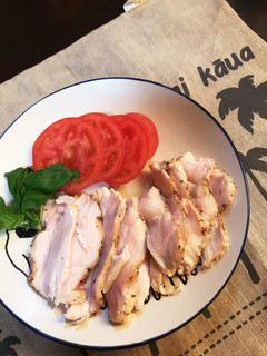 やわらかバジル風味のサラダチキン-レシピのメイン写真