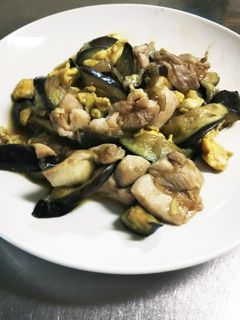 鶏肉となすのオイスターソース炒め-レシピのメイン写真