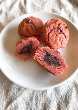 アレルギー対応！桜のカップケーキ-レシピのメイン写真