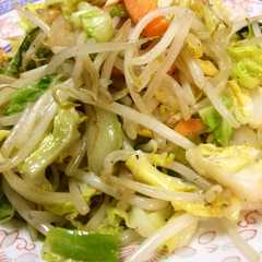 รูปของ 加奈のシャキシャキモヤシ炒め