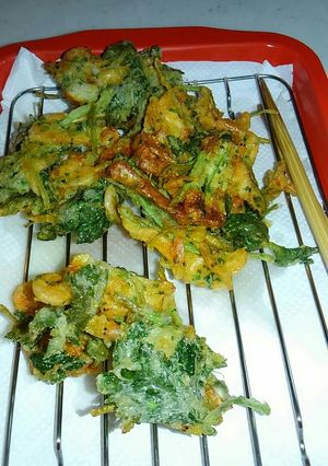 桜エビと三つ葉と竹輪の磯辺かき揚げ-レシピのメイン写真