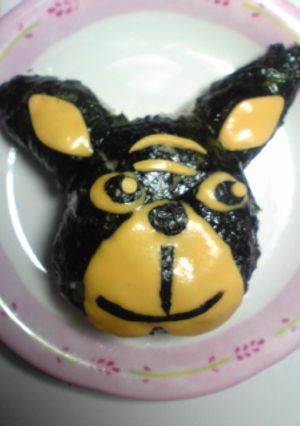 キャラ弁☆フレンチブルドック-レシピのメイン写真