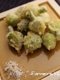 【農家のレシピ】ねぎ坊主の天ぷら-レシピのメイン写真