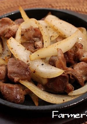 新たまねぎと砂肝の塩バター炒め-レシピのメイン写真