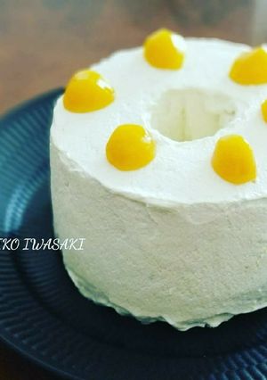 綺麗になれちゃう『ほうじ茶deシフォン』-レシピのメイン写真