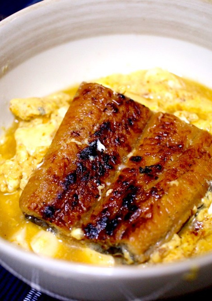 お夜食にも★うなぎと豆腐のたまごとじ-レシピのメイン写真