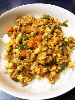 【腸活】大豆入りゴロゴロドライカレー-レシピのメイン写真