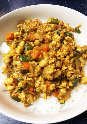 【腸活】大豆入りゴロゴロドライカレー-レシピのメイン写真