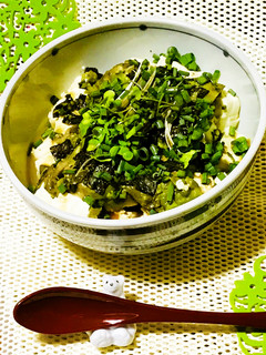 糖質オフ!豆腐で食べるアボカド丼。-レシピのメイン写真