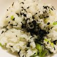 ネギ&わかめふりかけの炒めごはん