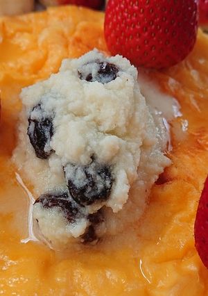 ヨーグルトディップのせレモンチーズケーキ-レシピのメイン写真