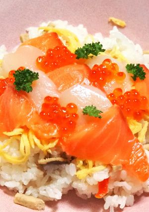 乾物ですぐできる！！ちらし寿司-レシピのメイン写真