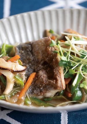 青魚のきのこ甘酢あんかけ-レシピのメイン写真