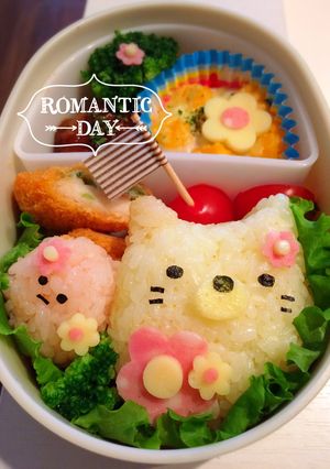 すみっコぐらしキャラ弁♡ねこたぴおか-レシピのメイン写真