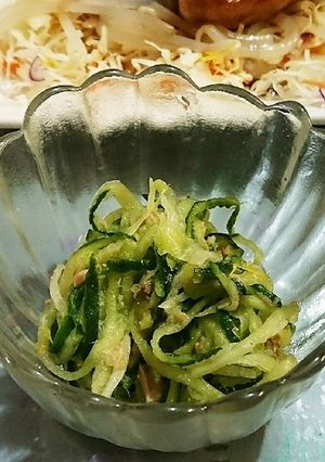 キュウリとレタスのツナ和え-レシピのメイン写真