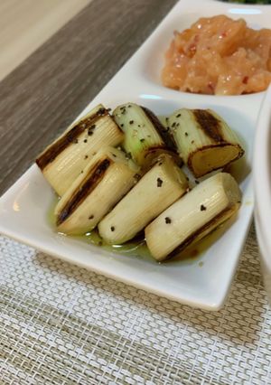 さっぱり!おつまみ☆焼き長ねぎのマリネ☆-レシピのメイン写真