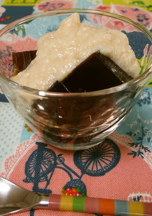 コーヒーゼリー♪豆腐クリームで-レシピのメイン写真