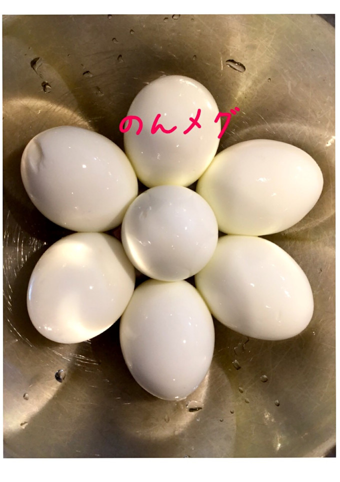 簡単♪覚えやすい作り方のゆで卵！-レシピのメイン写真