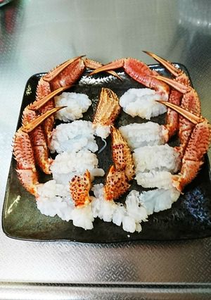 簡単毛がに捌き方から刺身、蟹鍋、蟹雑炊-レシピのメイン写真