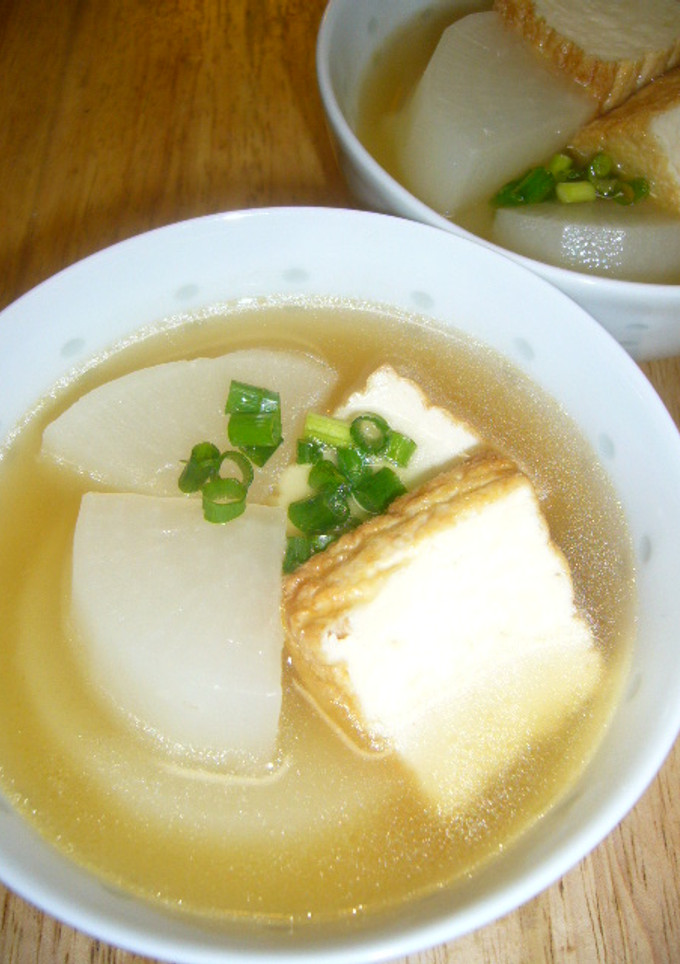 大根と厚揚げの最強コンビのスープ煮-レシピのメイン写真