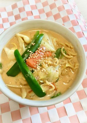 旨辛！豆乳胡麻辛ラーメン-レシピのメイン写真