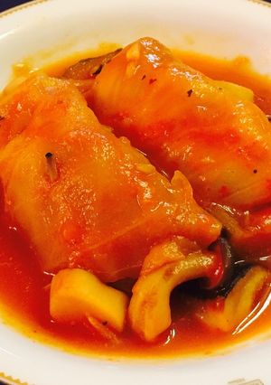 野菜ジュースでロールキャベツ-レシピのメイン写真
