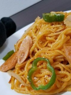焼きそば麺で作るナポリタン-レシピのメイン写真