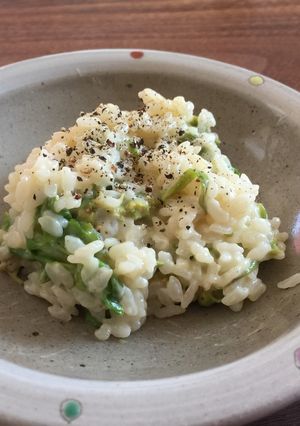 ふきのとうのチーズリゾット-レシピのメイン写真