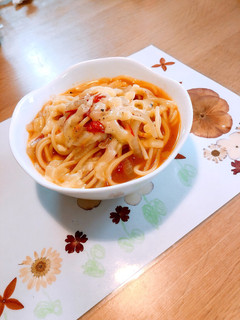 トマトのスープパスタ-レシピのメイン写真