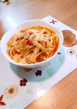 トマトのスープパスタ-レシピのメイン写真