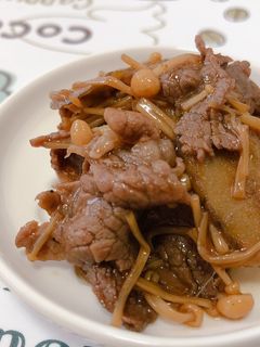 【簡単】牛ごぼうのしぐれ煮【すき焼き風】-レシピのメイン写真