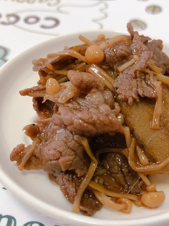 【簡単】牛ごぼうのしぐれ煮【すき焼き風】-レシピのメイン写真
