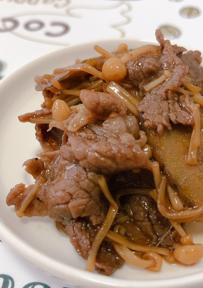 【簡単】牛ごぼうのしぐれ煮【すき焼き風】-レシピのメイン写真