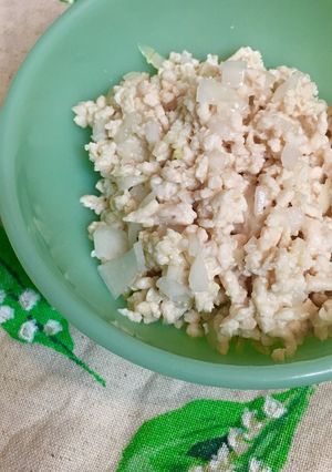 ヘルシー鶏そぼろ“茹でて混ぜるだけ”-レシピのメイン写真