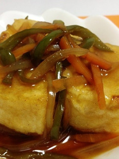 揚げ出し豆腐風~野菜あんかけ~-レシピのメイン写真