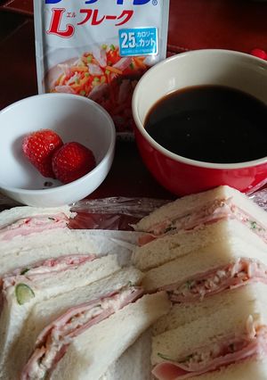 あるものサンドイッチ-レシピのメイン写真