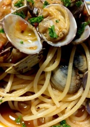 簡単ボンゴレロッソ パスタ-レシピのメイン写真