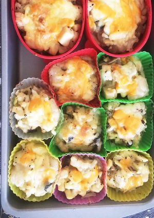 お弁当に！高野豆腐と鶏肉の豆乳餅グラタン-レシピのメイン写真