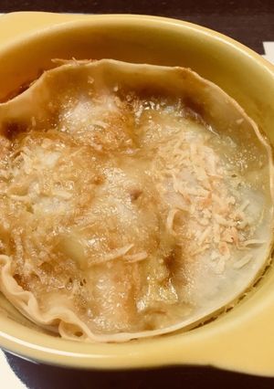 プリンと餃子の皮のミルフィーユパイ-レシピのメイン写真