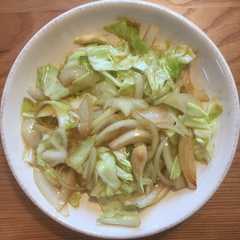 牡蠣だし醤油キャベツと玉ねぎの野菜炒め-レシピのメイン写真