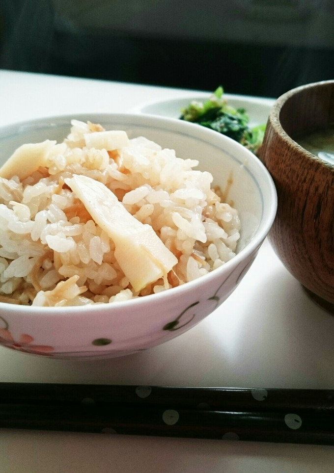 筍となめ茸の炊き込みご飯-レシピのメイン写真