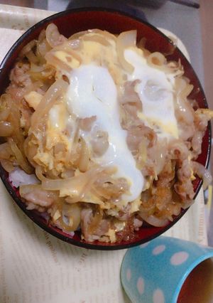 豚肉の卵とじ丼-レシピのメイン写真