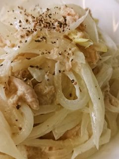 ☆簡単☆たまねぎのツナマヨ炒め♪-レシピのメイン写真