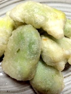 そら豆の天ぷら-レシピのメイン写真
