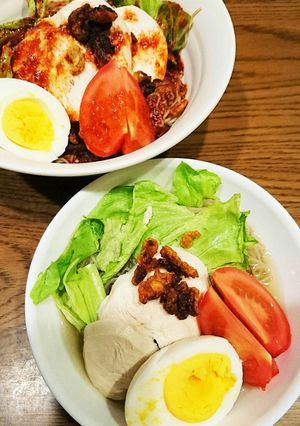 乗せるだけ☆簡単ランチにサラダ冷麺-レシピのメイン写真